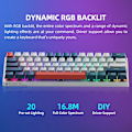 Miniatyrbilde 6 av 7: Mini Mekanisk Tastatur 60% Form Factor 61Keys Gaming Keyboard