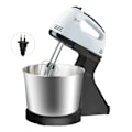 Miniatyrbillede 1 af 8: 100W El Mad Stand Blander Fløde Blender Dej Æltning 7 Speed Kage Brød Kok Maskin Piskeris Æg Piskeris 220V