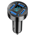 Miniatyrbild 9 av 10: 4 portar USB bil laddare snabb laddning PD snabb laddning 3.0 USB C bil telefon laddare adapter