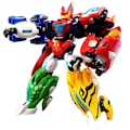 Miniatyrbillede 2 af 4: Super Sentai Megazord Ranger Deformation Robots Dinosaur Kraftfuld  Action Figur
