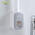 Miniatyrbild 1 av 9: Automatisk Tandkräm Dispenser Vägg fäste Badrum Badrum Tillbehör Vattentät Tandkräm Squeezer