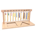 Miniatyrbillede 7 af 7: Montessori Undervisning Matematik Legetøj Digital Tal 1-20 Bøjle Og Farve Perler Trapper
