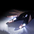 Miniatyrbillede 3 af 10: Fingerløs handske LED lommelygte vandtæt lygte fiskeri camping vandreture overlevelse sikkerhed multi lys nat værktøj