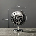 Miniatyrbilde 2 av 6: Metal Base World Globe Roterende World Globe med Stativ