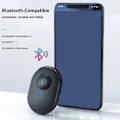 Miniatyrbillede 2 af 10: Mini Bærbar Bluetooth-kompatibel Fjernbetjening Kontrol Trådløs Selfie Shutter Control