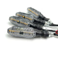 Miniatyrbillede 1 af 4: 4 stk Motorcykel Virge Signaler Lys  Vand Flyder Indikator Pil Blinker Lamper