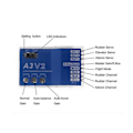 Miniatyrbillede 4 af 6: Aeroplane Fly Controller Stabilisator til RC Fly Fixed wing Copter