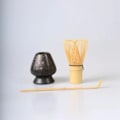 Miniatyrbillede 2 af 2: 3 i 1 Matcha Set Bambus Piskeris Teske Keramik Skål