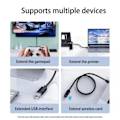 Miniatyrbild 6 av 7: USB3.0 förlängning kabel för smart tv PS4 Xbox One SSD USB till USB kabel förlängare data sladd mini USB3.0 2.0 förlängning kabel