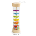 Miniatyrbilde 5 av 5: Regn Stikk Leke Barn Sanser Utviklingsmessig Rhythm Shaker Rainmaker Sylinder