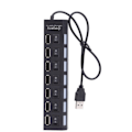 Miniatyrbild 1 av 8: USB Hub USB Adapter Multi Portar Använd Ström Adapter Extensor