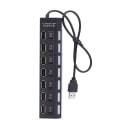 Miniatyrbillede 1 af 8: USB Hub USB Adapter Multi Porte Brug Strøm Adapter Extensor