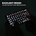 Miniatyrbild 3 av 9: Bluetooth tangentbord mini trådlöst tangentbord mus fjärr pekplatta