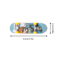 Miniatyrbillede 6 af 8: 12 stykker Mini Finger Skateboard Legetøj Skateboard