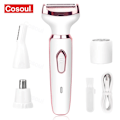 Miniatyrbilde 7 av 7: 4 i 1 Kvinner Kropp Hårfjerning Kvinner Barbermaskin Sensitive Area Hår Hårhøvel Trimmer Kvinner Epilator