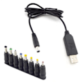 Pikkukuva 1 / 4: USB DC virta kaapeli Universaali USB DC liitäntä lataus kaapeli virta johto pistoke liitin sovitin