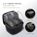 Miniatyrbillede 3 af 7: 2 i 1 fod og ben massager maskine foldbar osmann kalv luft kompression shiatsu rulle vibration massage med varme K68