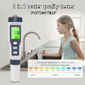 Miniatyrbild 2 av 6: 3 IN 1 PH Meter Vatten Kvalitet Tester PH/TDS/TEMP Digital LCD EZ 9901 Monitor Tester För Pooler  Dricksvatten Akvarier