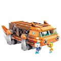 Miniatyrbillede 3 af 4: Byggeklodser miniaturelegetøj blæksprutte gup action figurer foregive legetøj forældre-barn spil