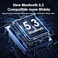 Miniatyrbillede 3 af 6: 2 In 1 Bluetooth 5.3 Audio Receiver Sender