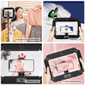 Miniatyrbilde 6 av 7: 2 in 1 Rig Light Kald Sko for Mikrofon Tiktok Youtube Live Rig Light