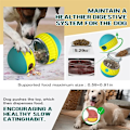 Miniatyrbild 4 av 7: Hund leksak tumlare läckande mat boll elliptisk spår rullande boll långsamt matar skyddar magen ökar intelligens husdjur tillbehör