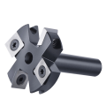 Miniatyrbilde 1 av 5: Tre Høvle Bit Skjæring Diameter mm Skaft Spoilboard Surfacing Fres Bit