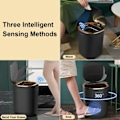 Miniatyrbilde 4 av 7: Bad Smart Sensor Søppelbøtte 12L Luksus Søppel Bøtte automatisk Søppelbøtte