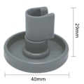 Miniatyrbild 4 av 6: 8 st diskmaskin korg hjul  disk diskmaskin reservdelar delar