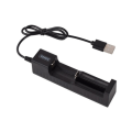 Miniatyrbilde 4 av 10: Universal 1 Slot Batteri USB lader Adapter LED Smart Lading for Oppladbare Batterier Li-ion 18650 26650 14500 lader