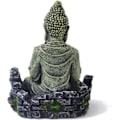 Miniatyrbilde 6 av 6: Buddha Statue Harpiks Håndverk Fisk Reker Hus Akvarium Fisk Tank Landskapsarbeid Dekorasjon Ornament