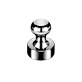 Pikkukuva 1 / 6: 12 kpl Magneetti Super Vahva Magnetismi Push Pin Neodyymi Magneetti Jääkaappi Keittiö Valkotaulu Kestävä Magneettinen Tastat Koti