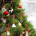 Miniatyrbillede 4 af 6: Jul advent kalender udsøgte smykker gaver med 24 vedhæng halskæder jule fest favoritter