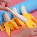 Miniatyrbillede 4 af 7: Sød frugt squishy stress bolde fidget sensorisk legetøj klem stress aflastning hånd legetøj