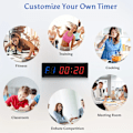 Miniatyrbillede 5 af 6: Programmerbar Fjernbetjening LED crossfit timer Interval Timer garage timer sport træning ur Crossfit gym timer