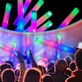 Miniatyrbillede 6 af 8: Skum Glow Sticks til Bryllup LED Light Up Foam Sticks Farverige Blinkende Sticks