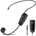 Miniatyrbillede 2 af 7: Trådløs Mikrofon Headset,Trådløs Mic til Fitness, LED Display165FT Rang, for Forstærker Højttaler
