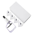 Miniatyrbillede 1 af 5: 4 stykker Hjerteformet Cupping Device Set Moderig Vacuum Suge Dåser Drive Out Fugt Massage Terapi