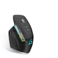 Miniatyrbillede 1 af 7: Trådløs bærbar optisk mus ergonomisk højre hånd computer mus
