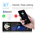Pikkukuva 4 / 10: 4,1 tuuman auto radio 1Din ääni stereo FM Bluetooth ohjaus pyörä