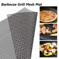 Miniatyrbilde 2 av 6: Non-stick grill netting matte gjenbrukbar varme motstand grill baking nett