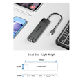 Pikkukuva 5 / 7: USB C keskitin Gigabit telakka VGA USB tyyppi C keskitin