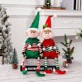 Miniatyrbild 2 av 10: Jul plysch ben tomte docka prydnader pojkar och flickor tomtar leksak docka