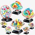 Pikkukuva 3 / 6: 100 Step 3D Magic Maze Intellect Pall Labyrinth Sphere Globe Lelut Lapsille Koulutus Aivot Testeri