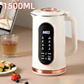 Miniatyrbilde 3 av 7: Elektrisk Soya Melk Maskin 10-blads Blade Frokost Maskin 1500ml Juicer Blender Mixer