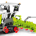 Miniatyrbillede 3 af 5: Gård traktor 2023 STK TEKNISK Majs høster RC Bygge Klodse By Bil Køretøj  Mursten Konstruktion Legetøj