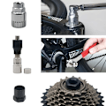 Miniatyrbild 5 av 11: Cykel Reparation Verktyg Set Kedje Brossare Vev Puller MTB Cykel Kedja Mätning Linjal