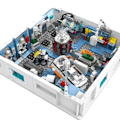 Miniatyrbillede 1 af 5: Rum station bygning klodser med astronaut mini dukker tidlig læring videnskab udforskning legetøj