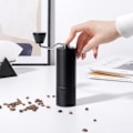 Miniatyrbild 2 av 6: Manuell kaffe kvarn S2C Burr Insida Hög Kvalitet Kaffe Fräsning Bärbar Hand Kvarn