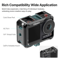 Miniatyrbilde 5 av 7: Metal Cage Quick Release GoPro Foldbar Montage with Cold Shoe Full Protective Frame Case